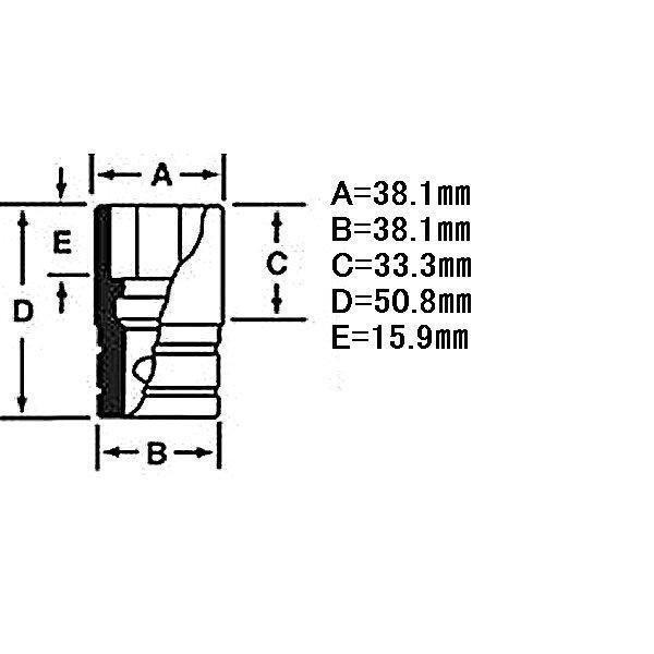 IMM260 スナップオン Snap-on フランクドライブ 1/2インチ インパクト シャロー ソケット 6角 26mm JP店 |  | 02