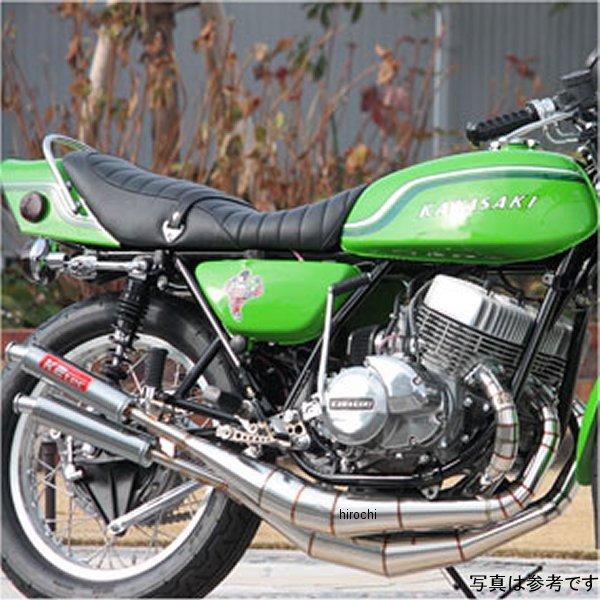 400SS/KH400 鏡面ステンレスクロスチャンバー TYPE-2 | 株式会社ケイツー・テック（バイクマフラー・チャンバー製作）