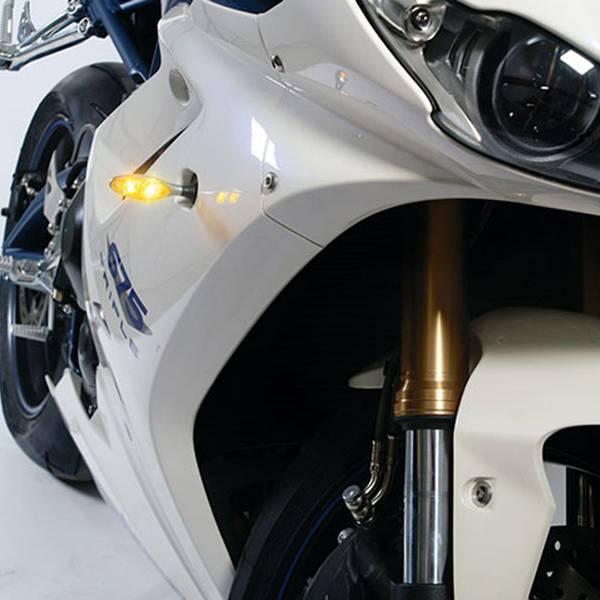 KM160-100 ケラーマン Kellermann micro 1000 Extreme/マイクロ 1000 エクストリーム クローム/クリアー アンバー 1個売り JP店