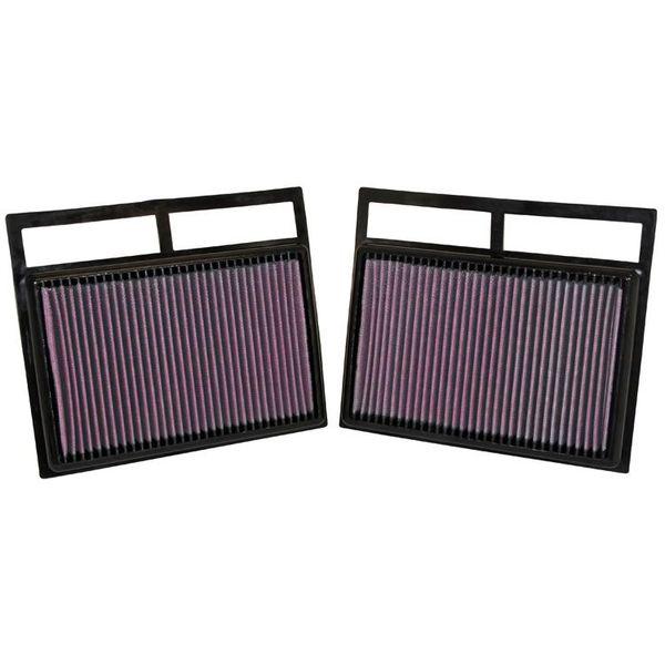 【USA在庫あり】 knn33-2412 K&N Replacement Air Filter MERCEDES-BENZ CL600 5.5L-V12; 2003 (2 PER BOX) JP店_1