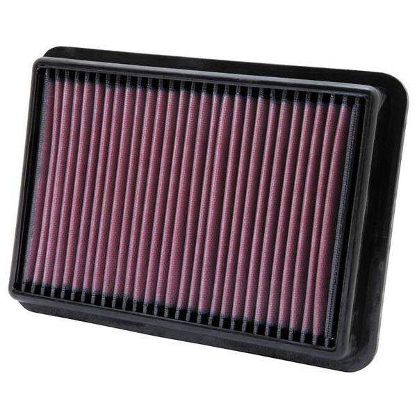 【USA在庫あり】 knn33-2980 K\u0026N 05-11 Nissan Navara 2.5L L4 10.5in OS Length/7.438in OS Width/1.438in H Replacement Air Filter JP店の画像