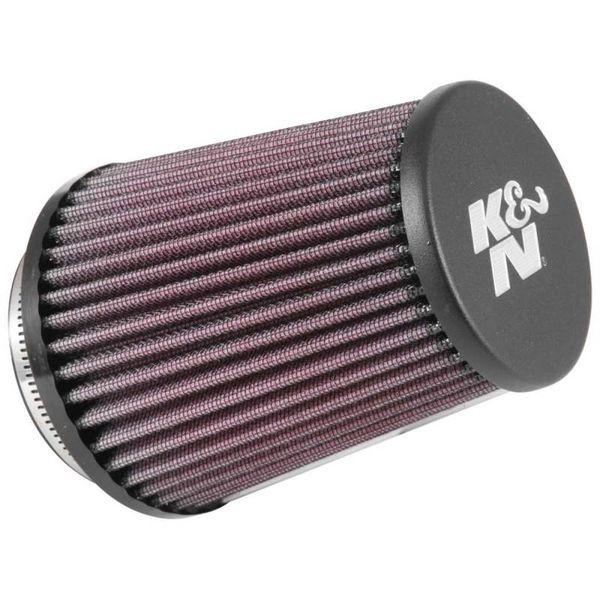 【USA在庫あり】 knnRE-5286 K\u0026N Universal Rubber Filter 3in Flg 4-1/2inch OD B / 2-1/4inch H - Black Top JP店_1