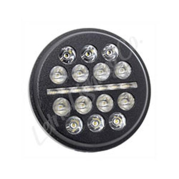 letLLC-LHC-5B Letric Lighting 5.75? LED Black Buck-Shot Style mini