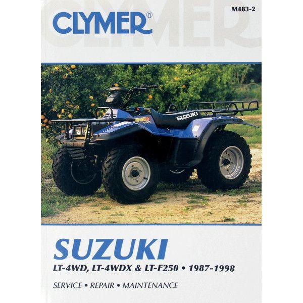 【USA棚卸し資産あり】 M483 -2 クライマー Clymer ハウツー物 保全書 87年-98年 スズキ LT-4WDX/LT-F250 JP店 バイク-車、バイク、自転車-その他バイクパーツ、アクセサリー用品