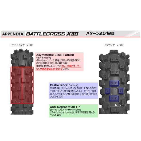 専用ページ　100個セット BRIDGESTONE（ブリヂストン） MCS01371 バトルクロス X30 100/100-18