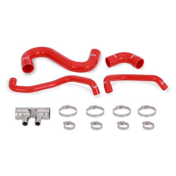 【USA在庫あり】 misMMHOSE-MUS8-15LRD Mishimoto 2015+ Ford Mustang GT Silicone Lower Radiator Hose - Red JP店_1