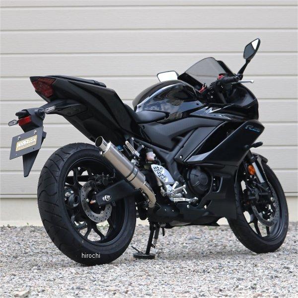 NV2270JM ダブルアールズ WR'S スリップオンマフラー S.O.V ショートオーバル JMCA認証 22年以降 YZF-R25、MT-25 ソリッドチタン JP店の画像
