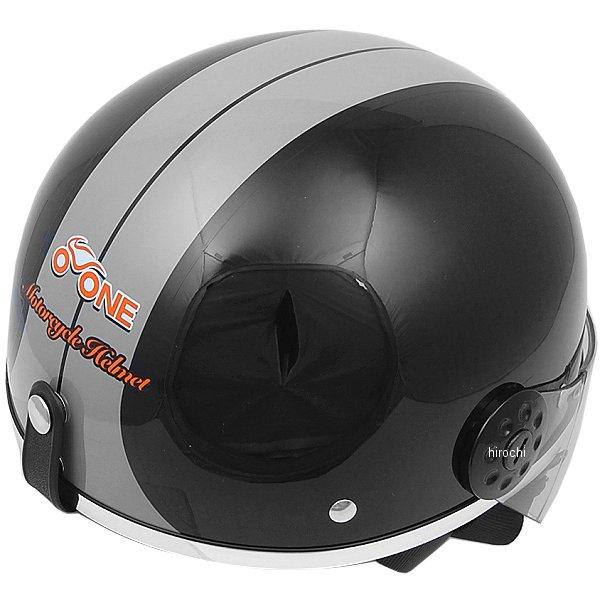 O-ONE-BL-SV O-ONE リード工業 ヘルメット 黒/シルバー フリーサイズ