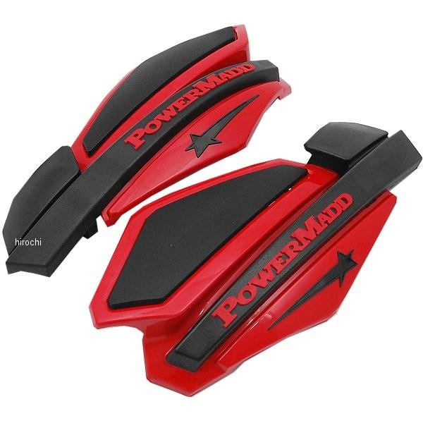 【USA棚卸し資産あり】 PM14202 パワーマッド PowerMad お手てかばい立て はやりっ児 赤/黒 JP店 車、バイク、自転車-バイク-その他バイクパーツ、アクセサリー用品