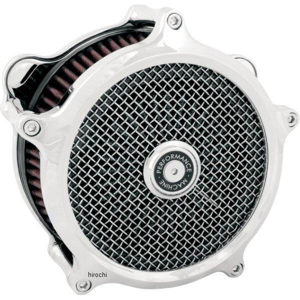 【USA在庫あり】 pfm0206-2150-CH パフォーマンスマシン エアクリーナー Super Gas 08年-16年 FLH クローム JP店