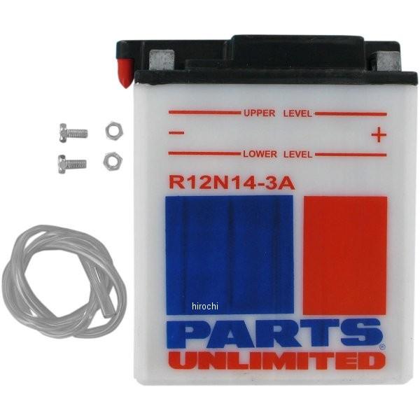 【USA在庫あり】 R12N14-3A パーツアンリミテッド Parts Unlimited 液別 バッテリー 開放型 12V Y12N14-3A JP店