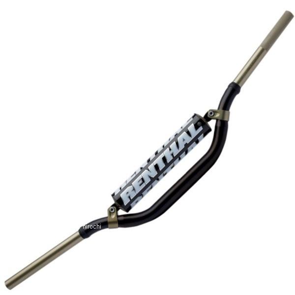 【USA在庫あり】 R996-01-BK レンサル RENTHAL 22mm ハンドルバー Villopoto/ Stewart 996 黒 JP店