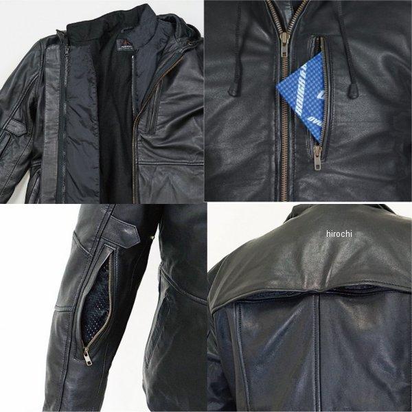 ラフ＆ロード RA5033BK 秋冬モデル シープレザーパーカーFP 黒 JP店