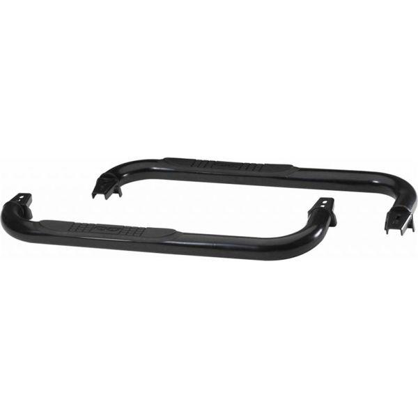 【USA在庫あり】 ram8625 Rampage 1987-1995 Jeep Wrangler(YJ) 3 Inch Round Nerf Bar - Black JP店 | ブランド登録なし