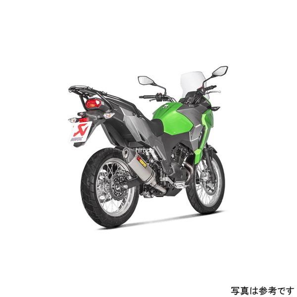 【メーカー在庫あり】 S-K3SO2-HZTJPP アクラポビッチ AKRAPOVIC スリップオンマフラー ヘックス E4仕様 JMCA対応 17年以降  ヴェルシス250X チタン JPの画像