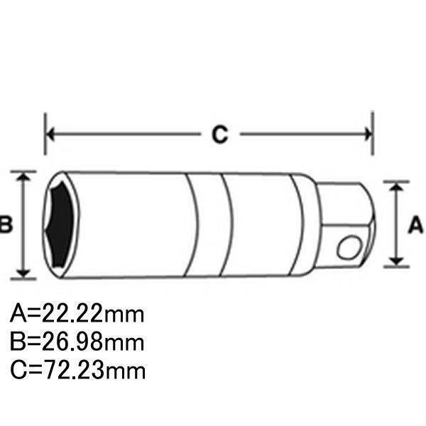 S9704KR スナップオン Snap-on リテンションスパークプラグソケット(3