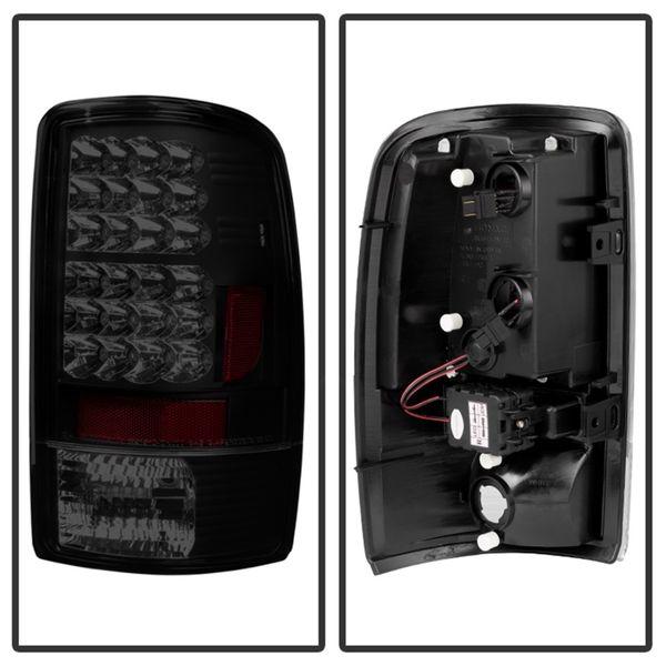 【USA在庫あり】 spy5078001 Spyder シボレー Suburban/Tahoe 1500/2500 00年-06年 LED テールライト ブラック スモーク ALT-YD-CD00-LED-BSM JP店の画像