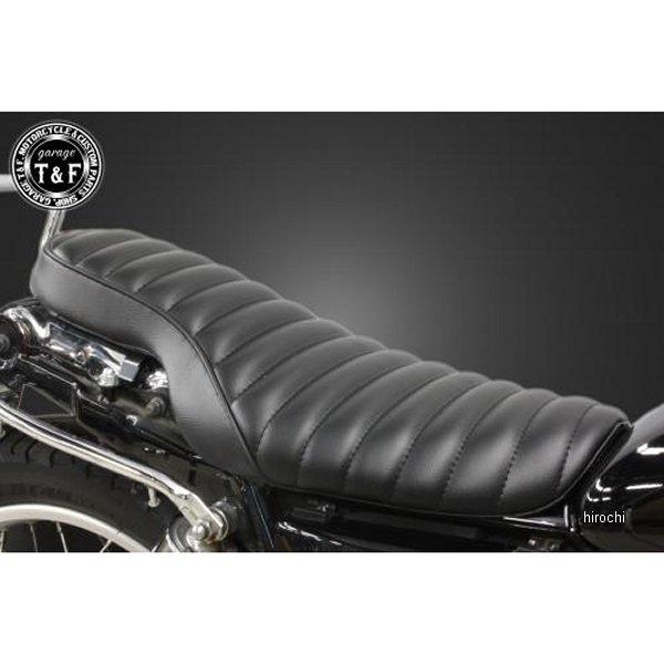 送料無料 ソロシート ピリオン スムース 黒 タックロール チョッパー sr