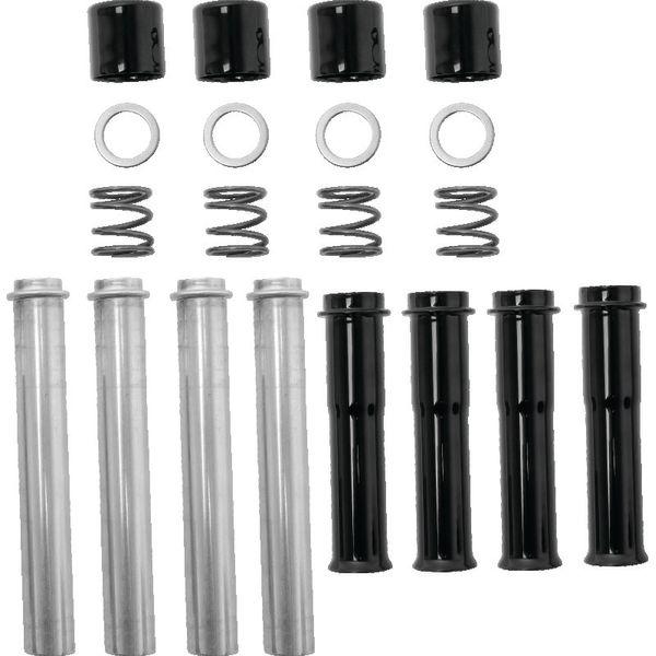 【USA在庫あり】 ssc930-0124 S\u0026S Cycle 2017+ M8 Models Pushrod Tubes - Gloss Black JP店の画像