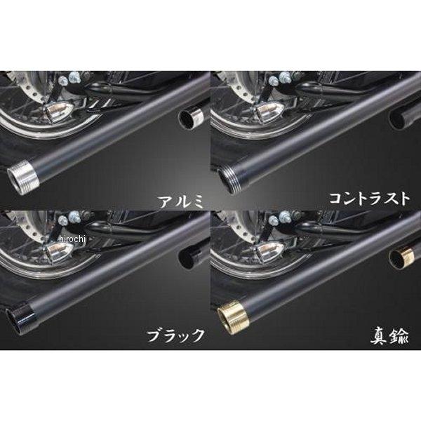 ST400ML10 ガレージT＆F ドラッグパイプマフラー タイプ2 エンド無し スティード400 黒 JP店_1