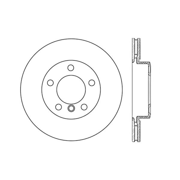 【USA在庫あり】 sto127.34108L StopTech 9/07年-09年 BMW 328 スリット＆ドリルド 左フロント ローター JP店_3