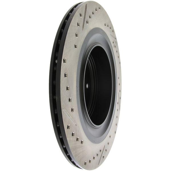 【USA在庫あり】 sto127.42101L StopTech Infiniti G37/ニッサン 370Z SportStop スリット＆ドリルド リア 左ローター JP店の画像