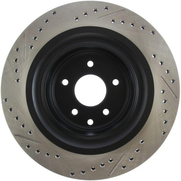 【USA在庫あり】 sto127.42101L StopTech Infiniti G37/ニッサン 370Z SportStop スリット＆ドリルド リア 左ローター JP店の画像