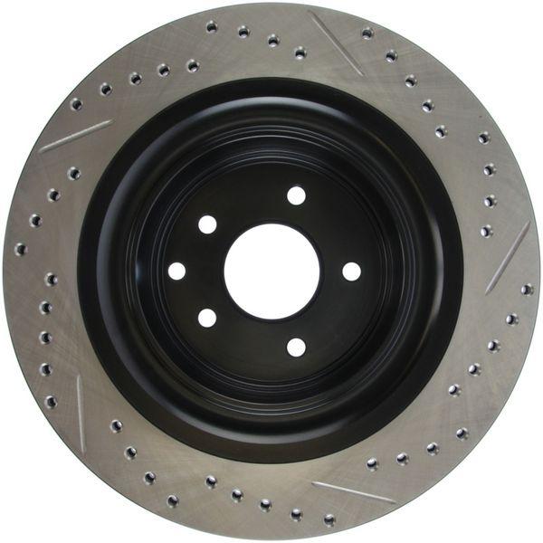 【USA在庫あり】 sto127.42101R StopTech Infiniti G37/ニッサン 370Z SportStop スリット＆ドリルド リア 右 ローター JP店の画像