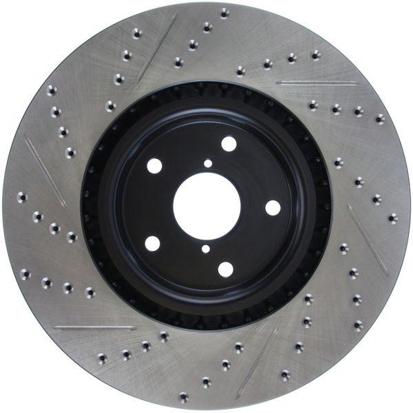 【USA在庫あり】 sto127.47022L StopTech 05年-10年 スバル Impreza WRX/STi スリット＆ドリルド 左フロント ローター JP店_2