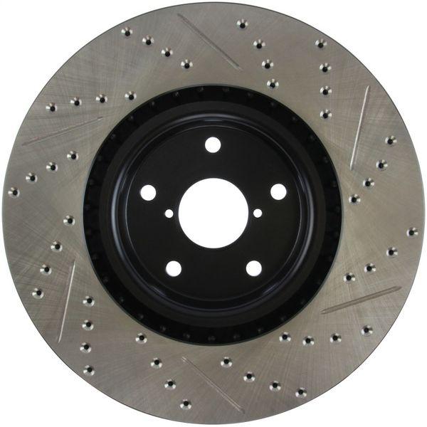 【USA在庫あり】 sto127.47022R StopTech 05年-10年 スバル Impreza WRX/STi スリット＆ドリルド 右 フロント ローター JP店_2