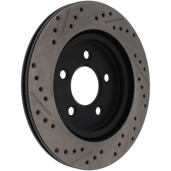 【USA在庫あり】 sto127.61087L StopTech 05年-10年 フォード Mustang スリット＆ドリルド 左リア ローター JP店_1