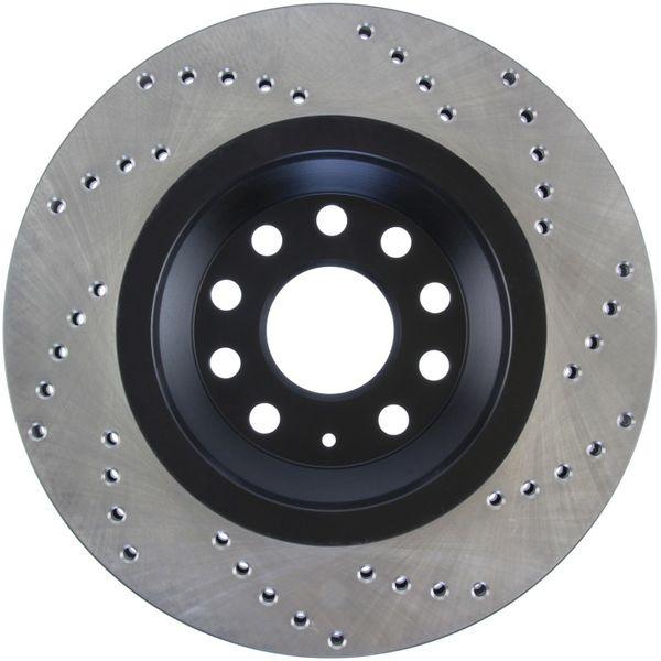 【USA在庫あり】 sto128.33113R StopTech 09年-13年 VW CC 3.6L VR6/08年-09年 \u0026 12 Golf R/Golf R32 ドリルド 右 リアローター JP店の画像