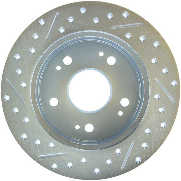 【USA在庫あり】 sto227.40040L StopTech Select Sport 06年-15年 ホンダCivic Si スリット、ドリルド 左リアローター JP店