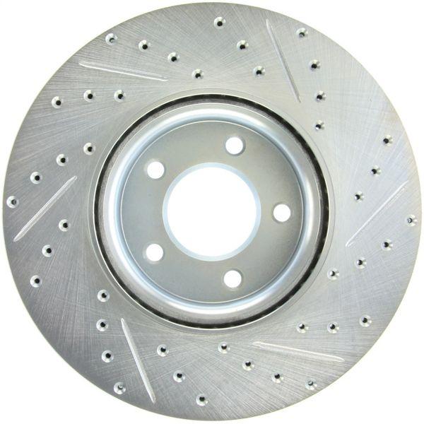 【USA在庫あり】 sto227.45078R StopTech 07年-13年 マツダspeed3 Sport スリット＆ドリルド フロント 右 ローター JP店_1