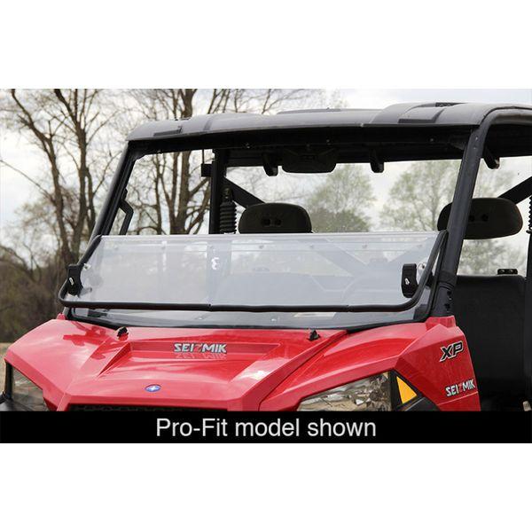 【USA在庫あり】 szm50-23079KIT Seizmik 10-14 Polaris 400-570 Ranger Mid-Size - 1.75 in. Versa-Fold Windshield - UV Resistant Poly JP店の画像
