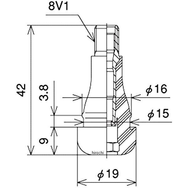 TR413 太平洋バルブ T/Lバルブ 19φ×29mm スナップインバルブ 1個入り JP店 | ブランド登録なし | 01