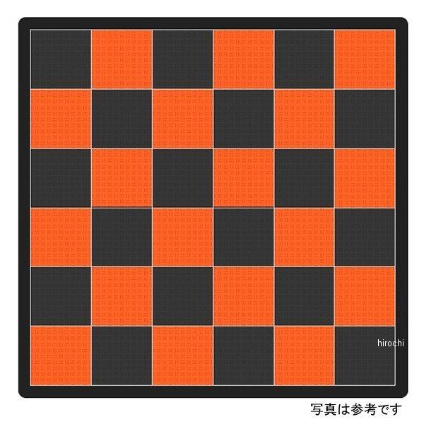 TECTILE-TENJI0004-BK-OR テックタイル TECTile 4小間セット 4,060mm×9,010mm 黒/オレンジ JP店