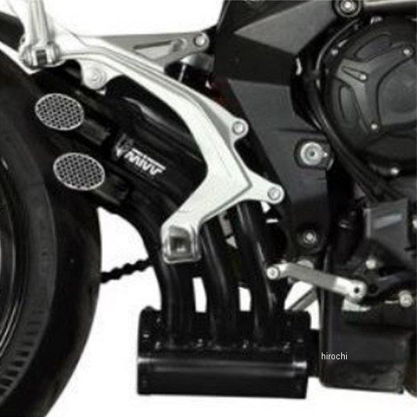 V.003.LHB ミヴ Mivv スリップオンマフラー SPEED EDGE 17年-20年 MVアグスタ ブルターレ800RR ブラックステンレス JP店