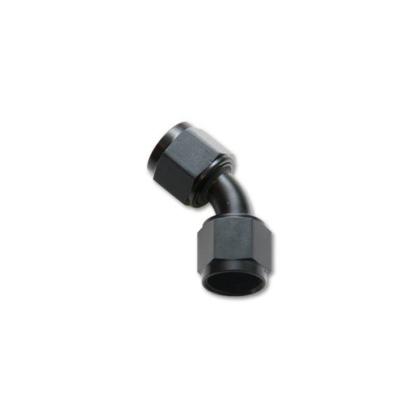 【USA在庫あり】 vib10716 Vibrant -16AN X -16AN メス Flare Swivel 45 Deg フィッティング (AN To AN) -アルマイト ブラック Only JP店の画像