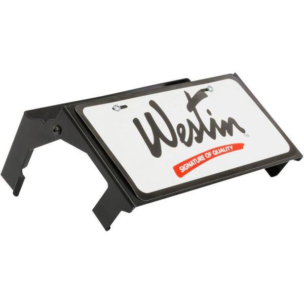 【USA在庫あり】 wes46-20055 Westin MAX Winch Tray ライセンスプレート ブラケット ブラック JP店_2