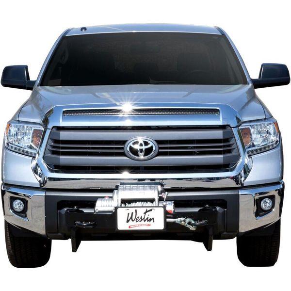 【USA在庫あり】 wes46-20055 Westin MAX Winch Tray ライセンスプレート ブラケット ブラック JP店_3