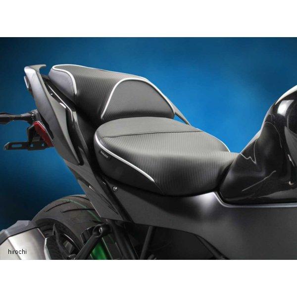 WS-682F-19 サージェント Sargent シート フロント CarbonFX 18年以降 H2 SX、H2 SX-SE、H2-SE+ パイピング:黒 JP店_1