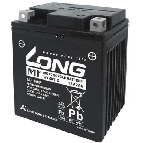 【即納】 WTZ8VIS ロング LONG バッテリー 12V、7Ah 液注入済 互換 GTZ8V YTZ8V YTX7L-BS TTZ8V JP店 | ブランド登録なし