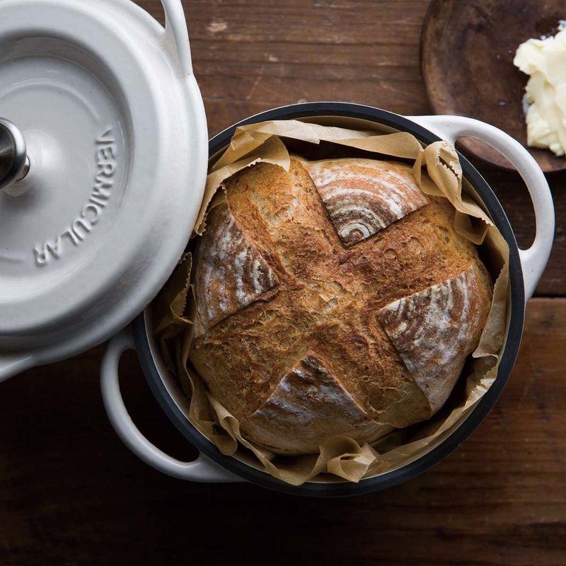 バーミキュラ 鋳物ホーロー鍋 14cm パールブラウン 無水調理 専用