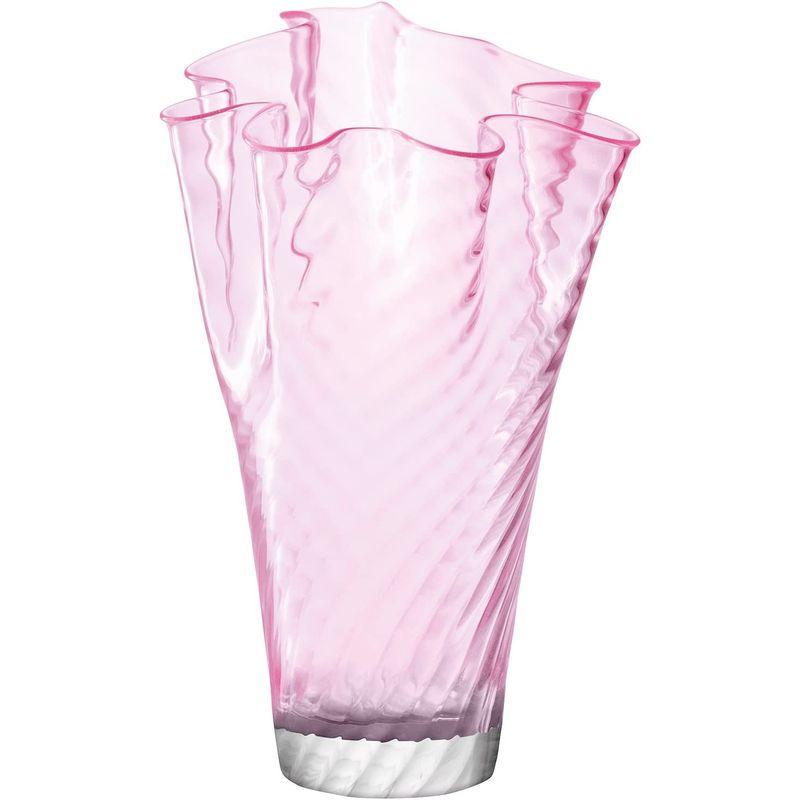 LSA(エルエスエー) フラワーベース(花器) ピンク 高さ35cm CHIFFON(シフォン) G344-35-976 エルエスエー フラワーベース 花器 ピンク 高さ35cm CHIFFON シフォン G344 サイズ