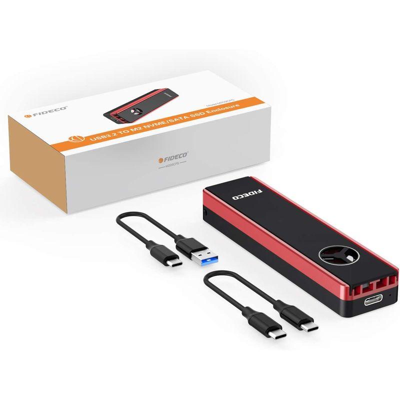 激安超安値激安超安値FIDECO M.2 NVMe PCIe SATA SSDケース USB3.2 Gen2(B-Key, M-Key Or B M Key スピーカー FIDECO M.2 SSD ケース Type-C to NGFF M.2 アダプタ SATA B keyのみ対応 USB 3.1 Gen2