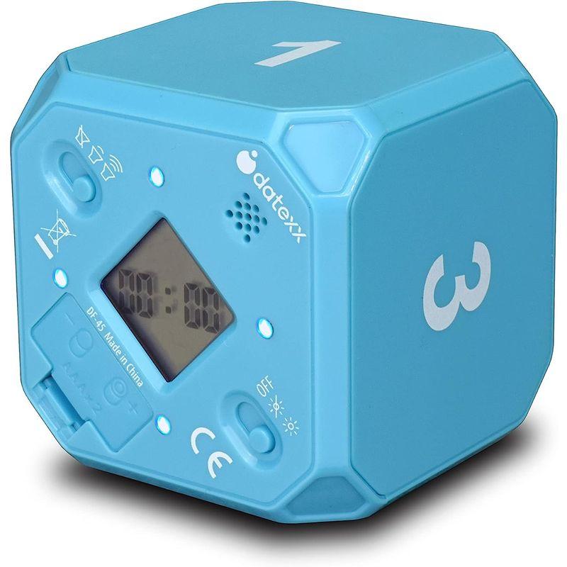 TimeCube Plus プリセット タイマー LEDライト4つ/アラーム付き 時間の管理用 カウントダウン設定 (ブルー - 1分 3分｜hiroes｜09