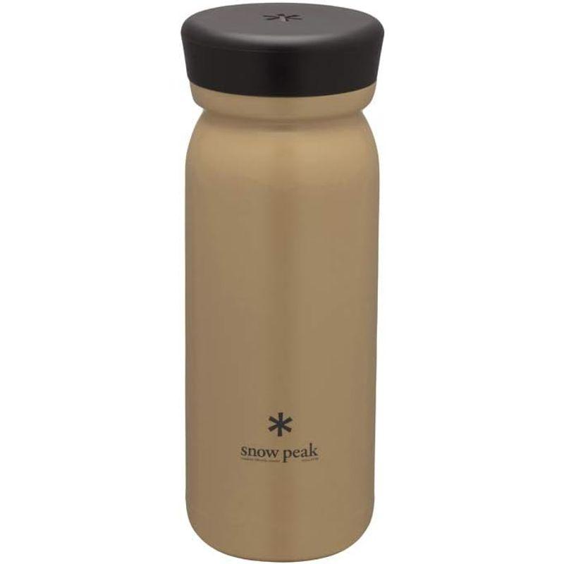 スノーピーク(snow peak) ステンレス真空ボトルタイプM500サンド TW-501-SN snow peak ステンレス真空ボトルタイプM500サンド TW SN 6時間