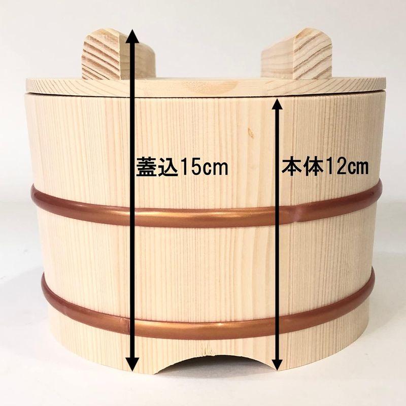 立花容器 のせびつ プラスチックタガ 飯台 日本製 約3合 ナチュラル｜hiroes｜10