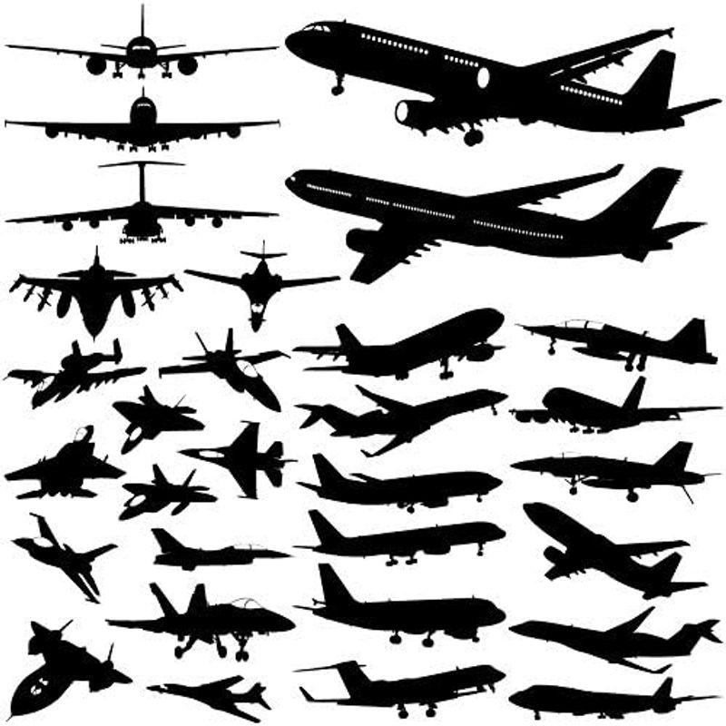 飛行機のシルエットのマグカップ：フォトマグ（世界の航空機シリーズ） (A：様々な航空機)｜hiroes｜07